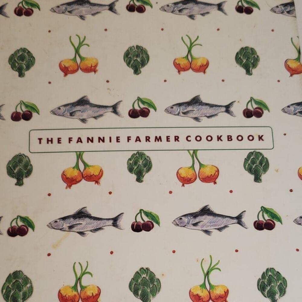 Cook Book - The Fannie Farmer Cookbook - Hardcover 1990